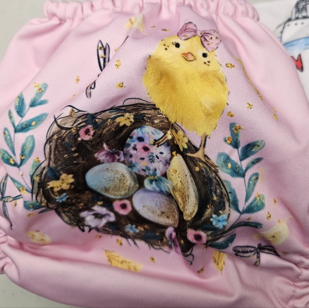 pocket diaper by Mama Koala Easter Spring Eggs Chick Travel London New